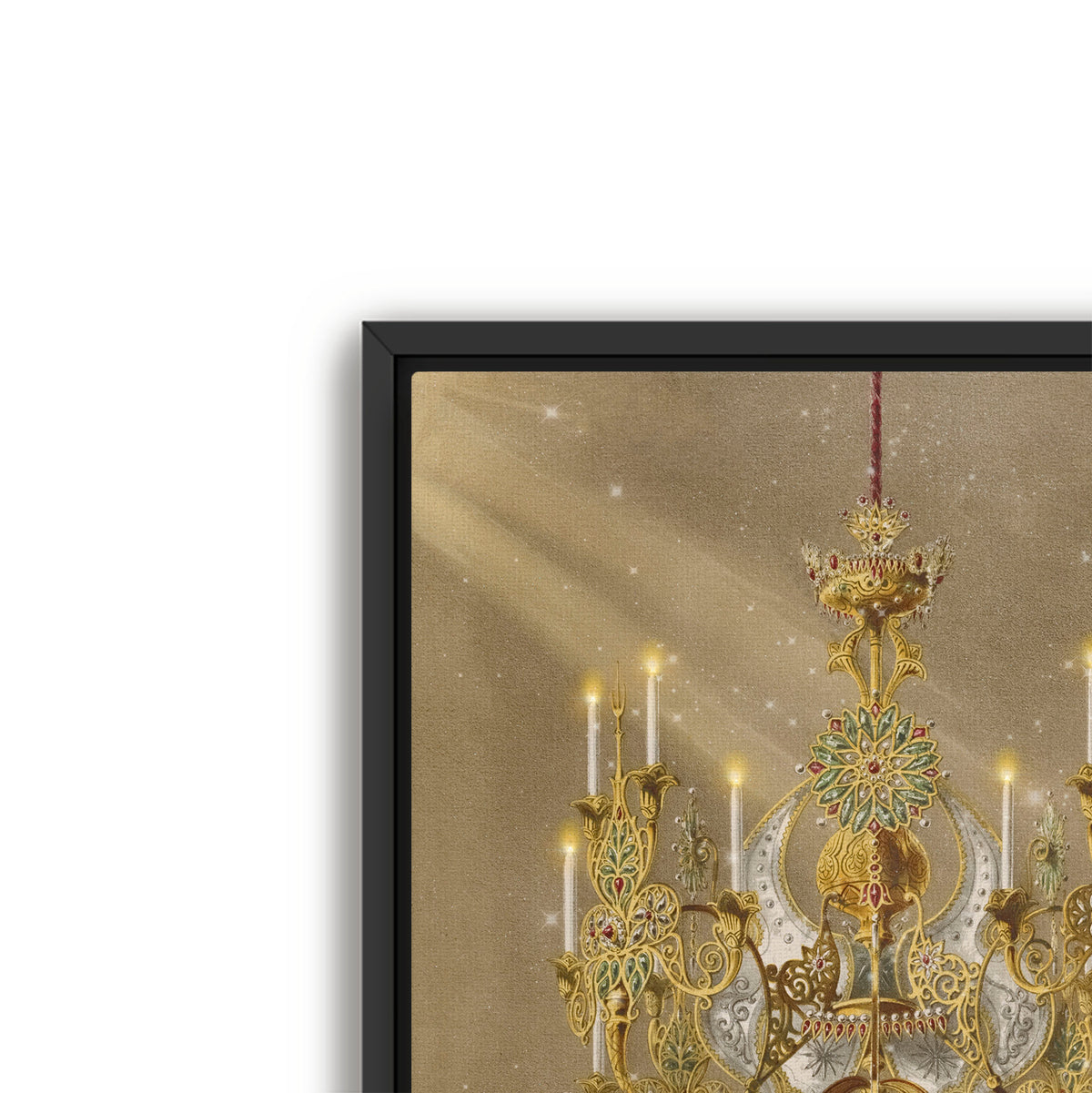 the chandelier