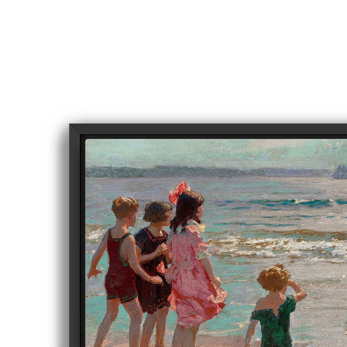 children at the shore
