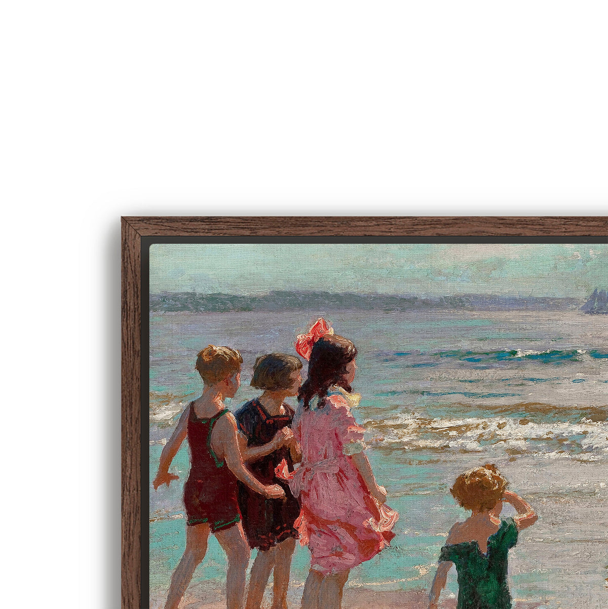 children at the shore