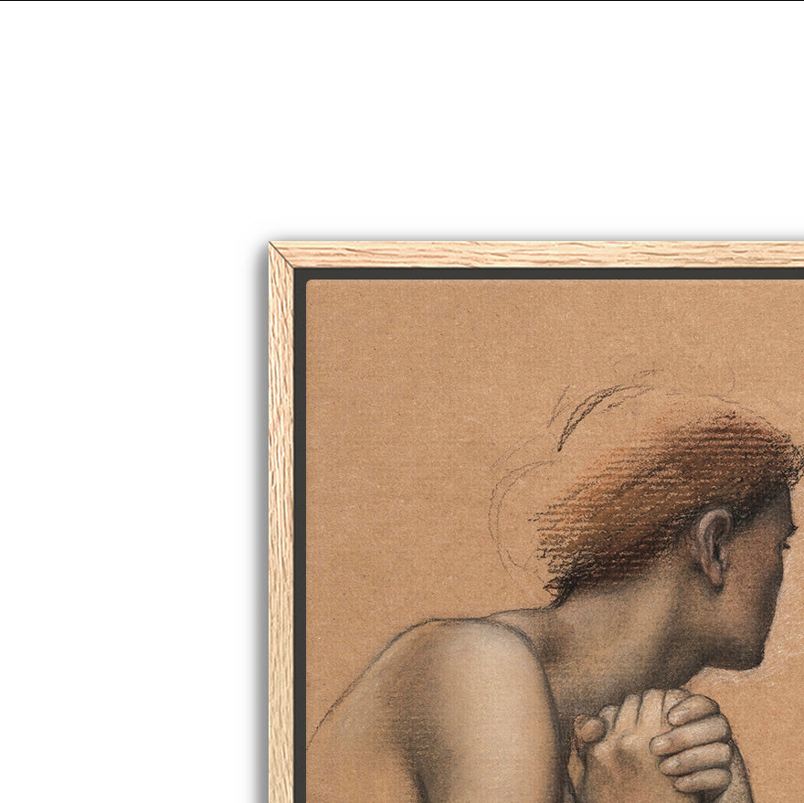 hopeful solitude- antique art print