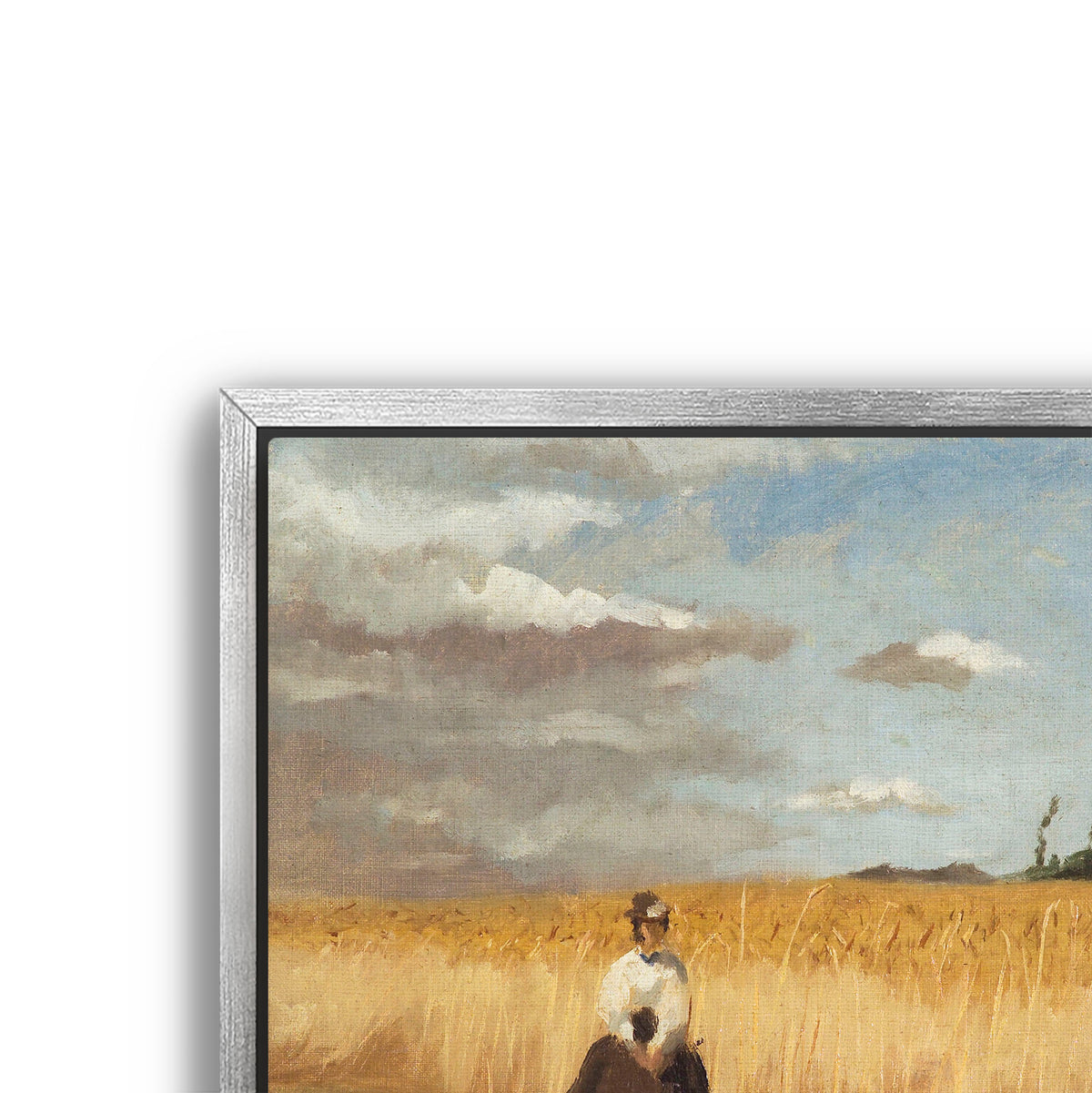 woman in wheat field