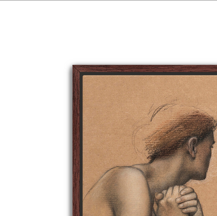 hopeful solitude- antique art print