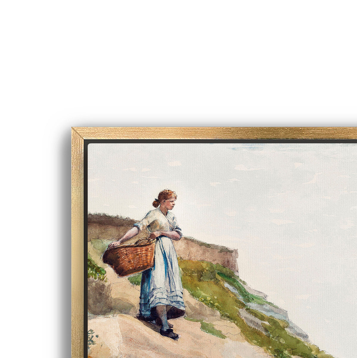 girl carrying basket