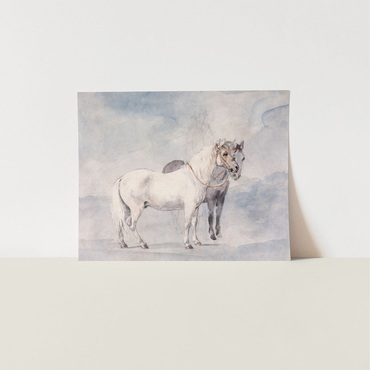 winter horses