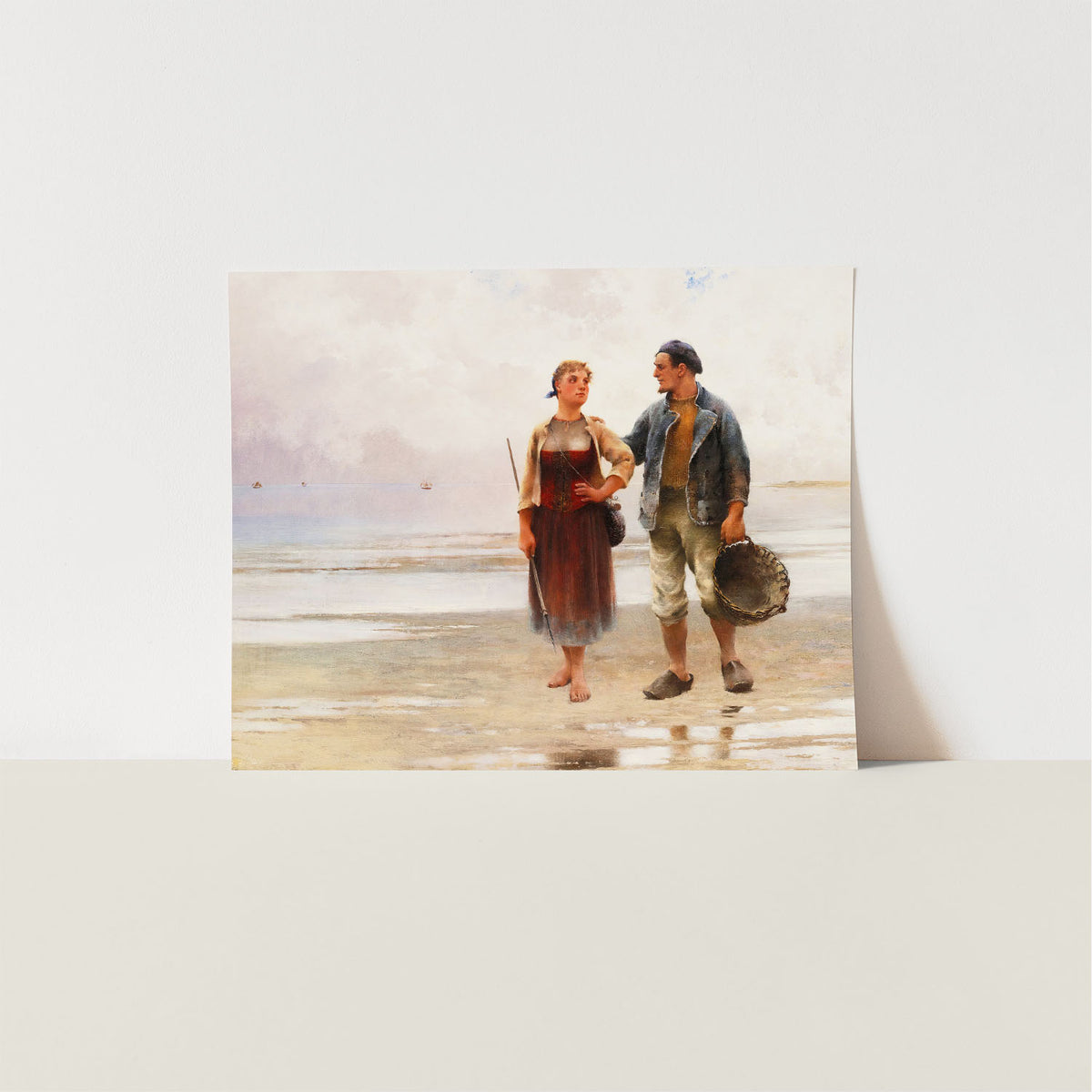reflections on the beach