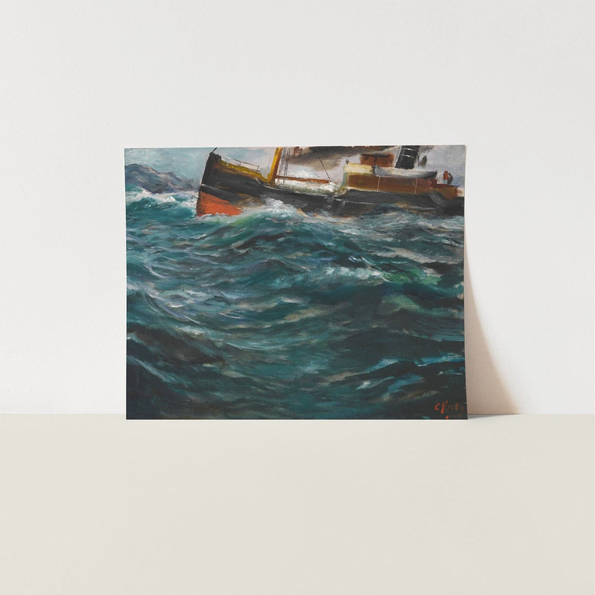 rough seas