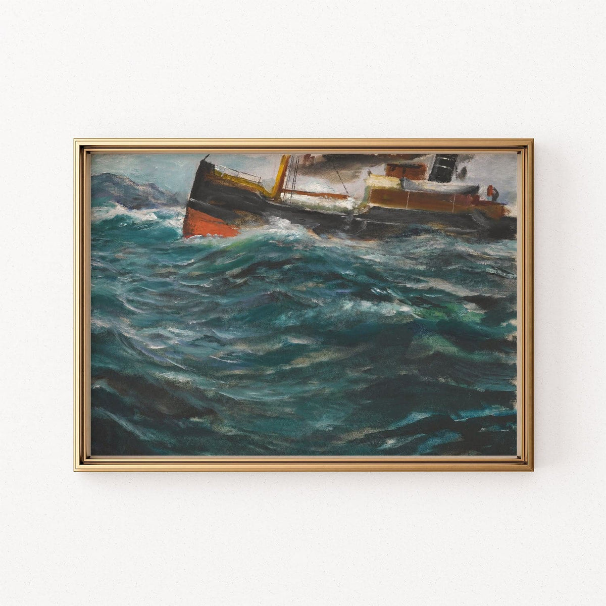 rough seas