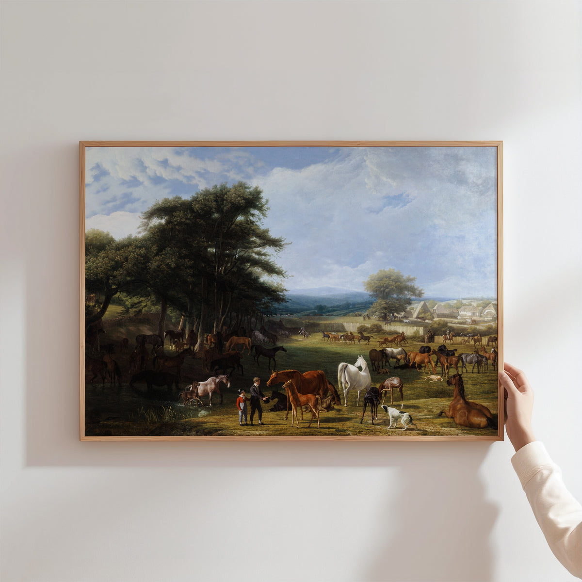 lord river's farm- antique art print