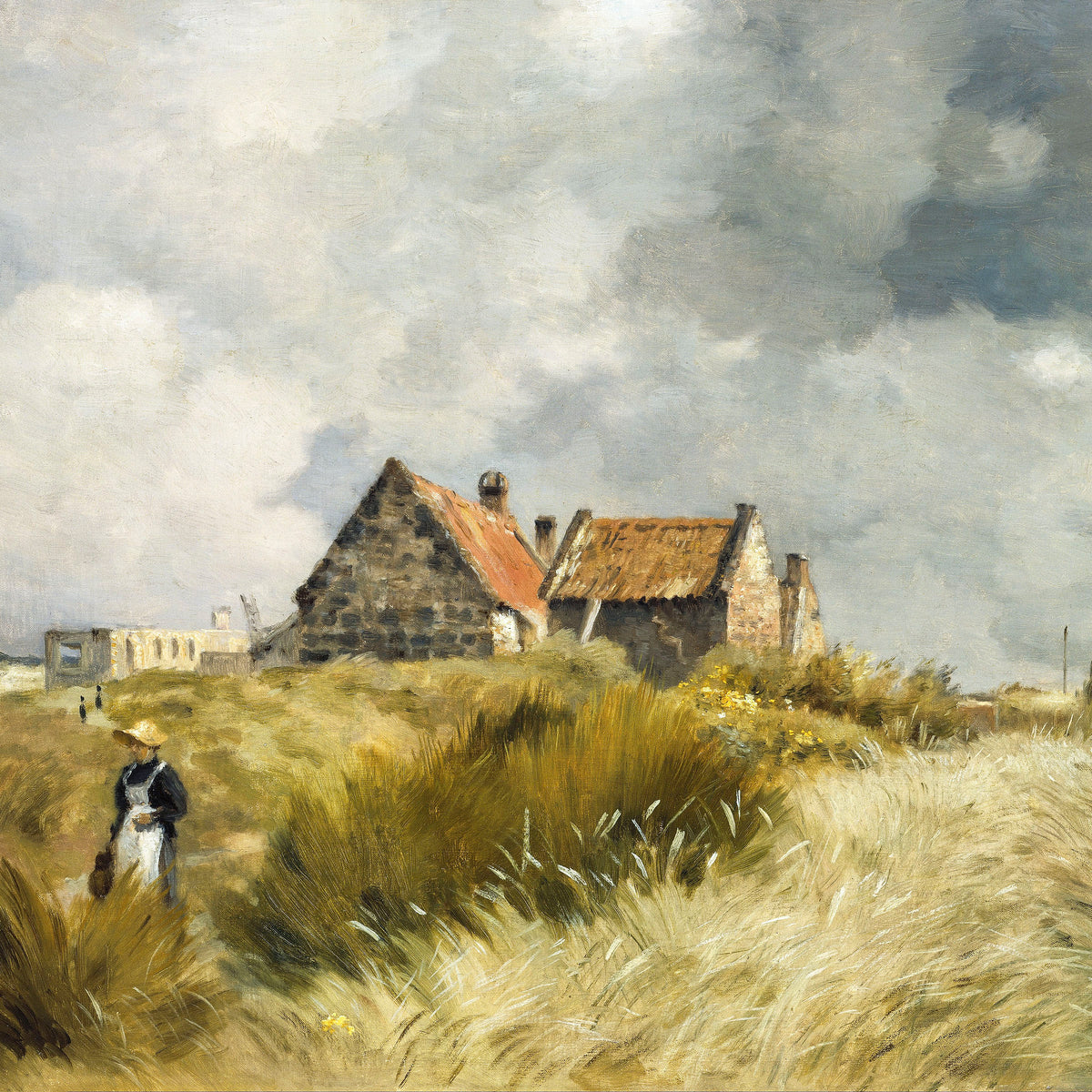 cottage in dunes