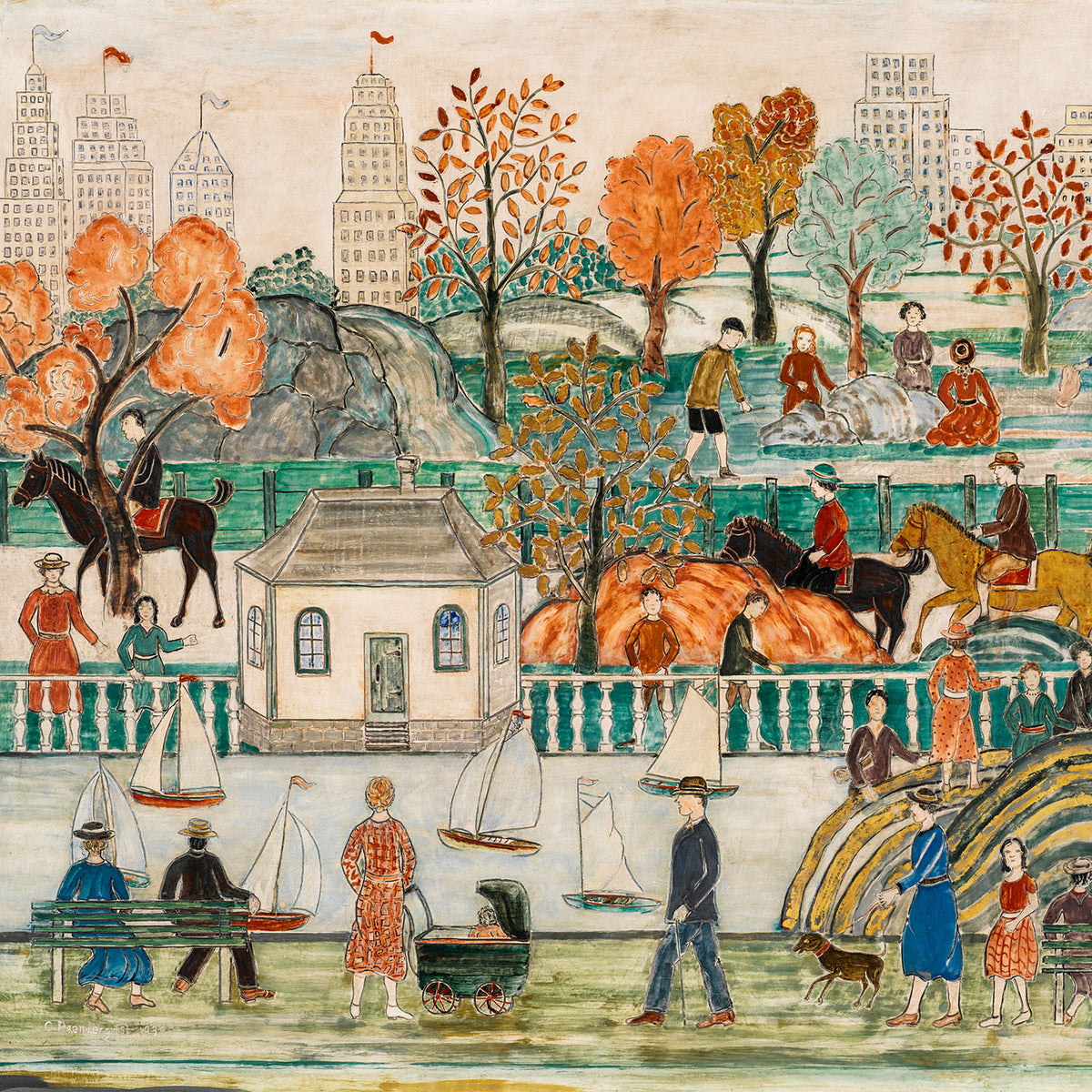central park autumn
