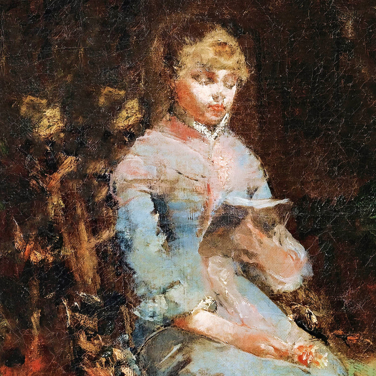 reading in the garden
