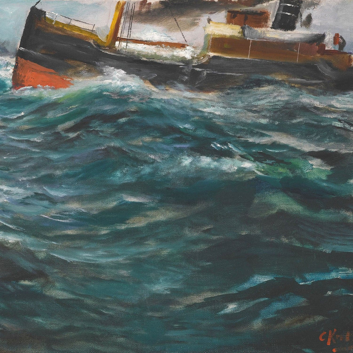 rough seas