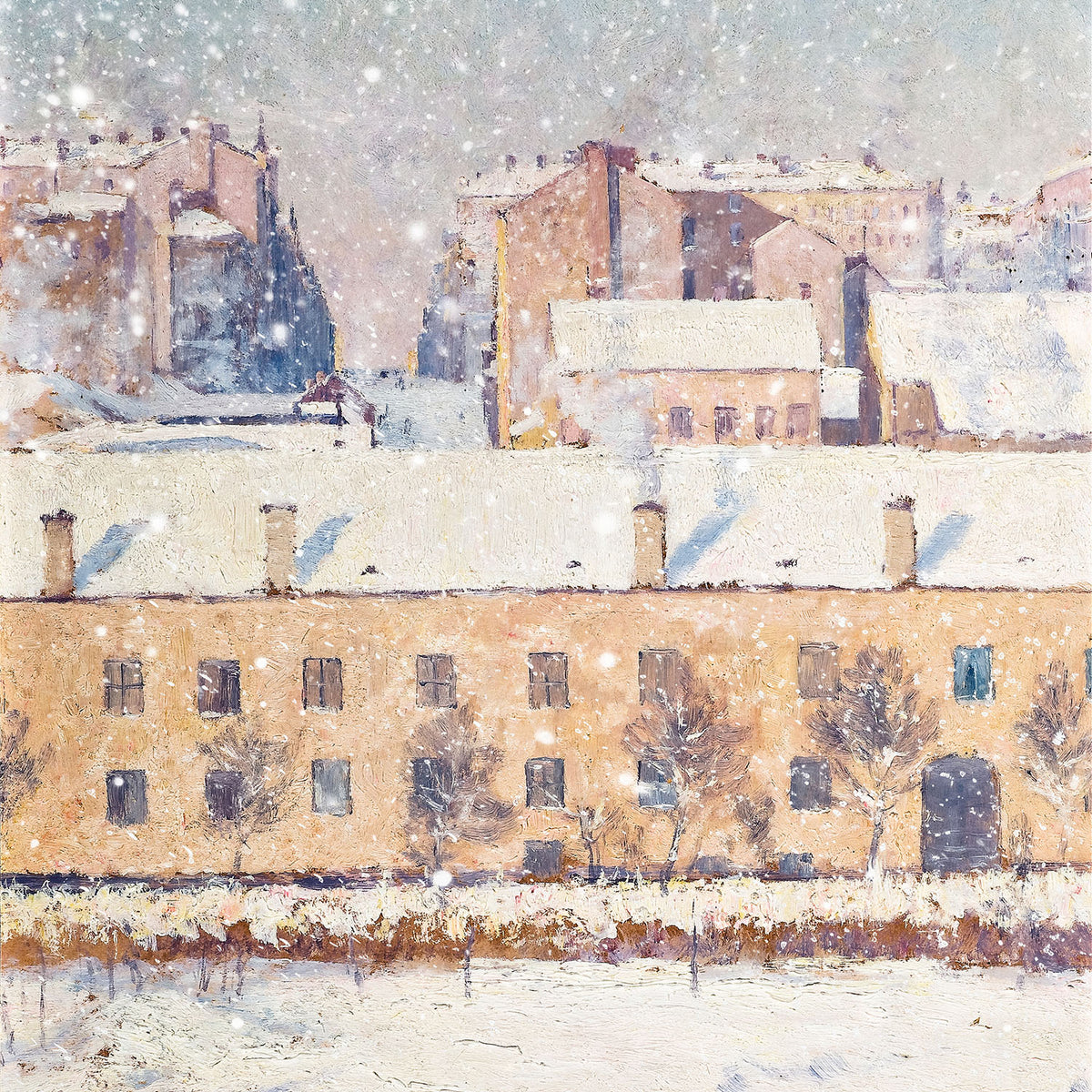 snowy view