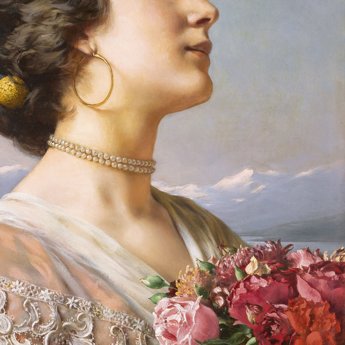 the rose bouquet