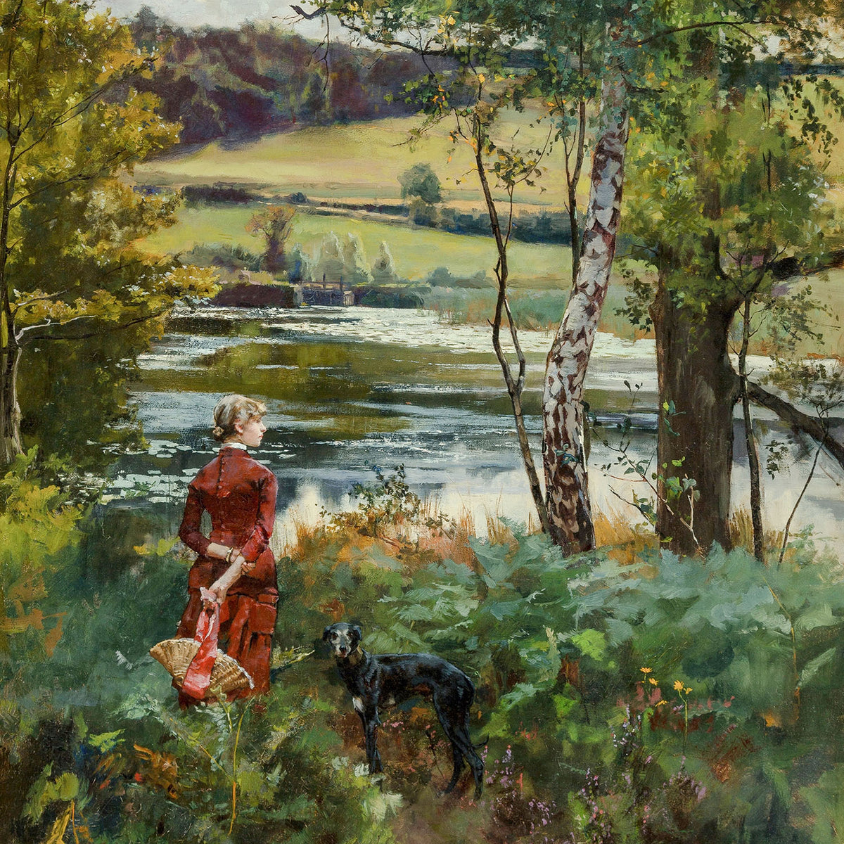 at the waters edge