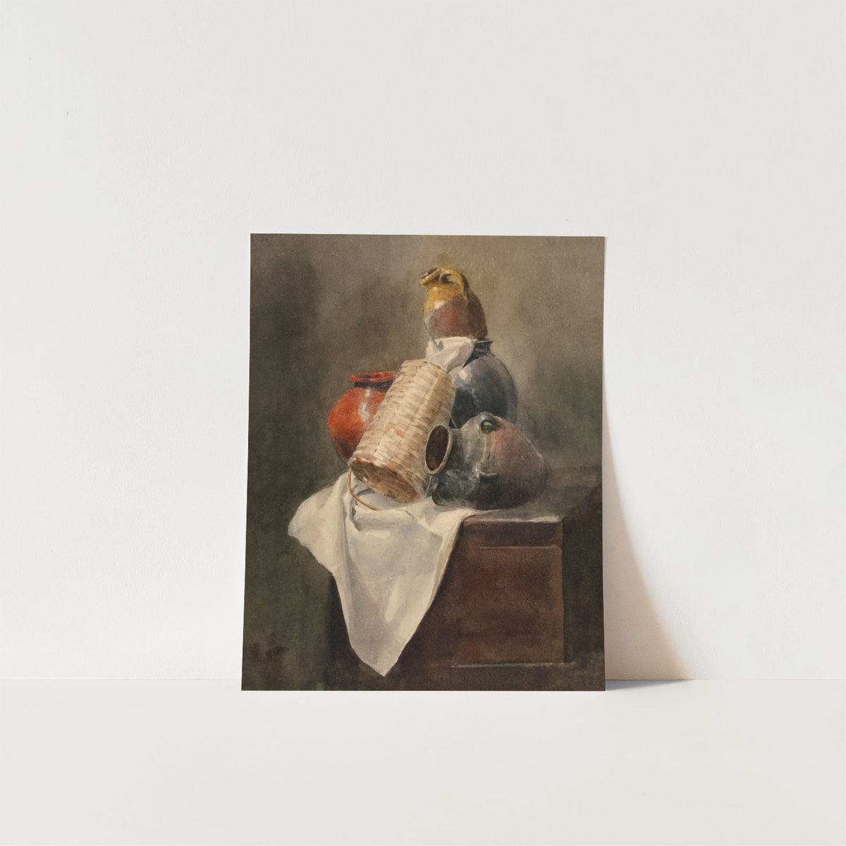 red vase