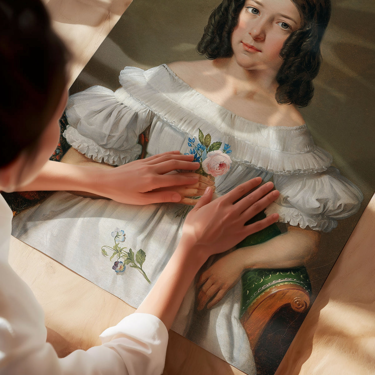 edna with rose