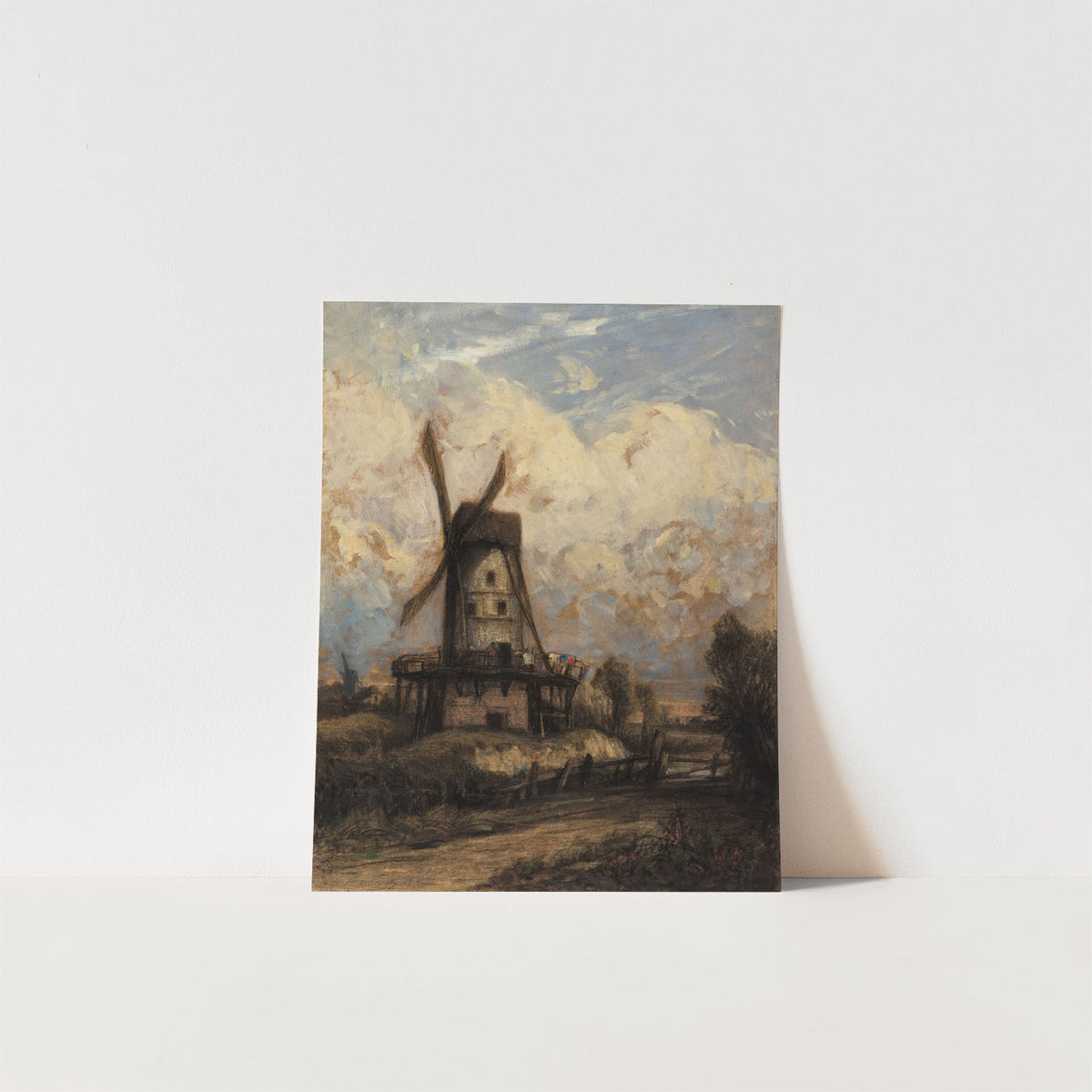windmill against the sky