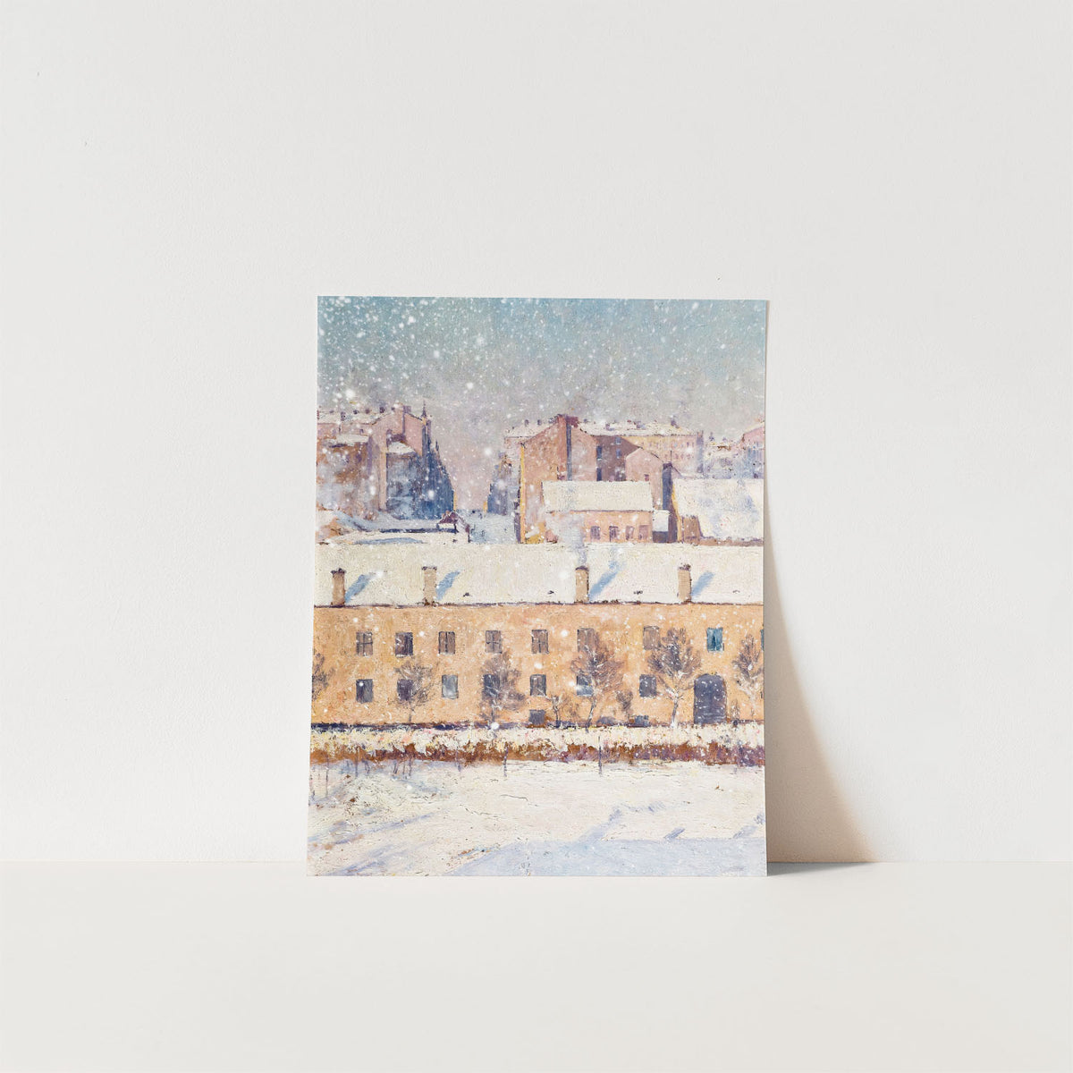 snowy view