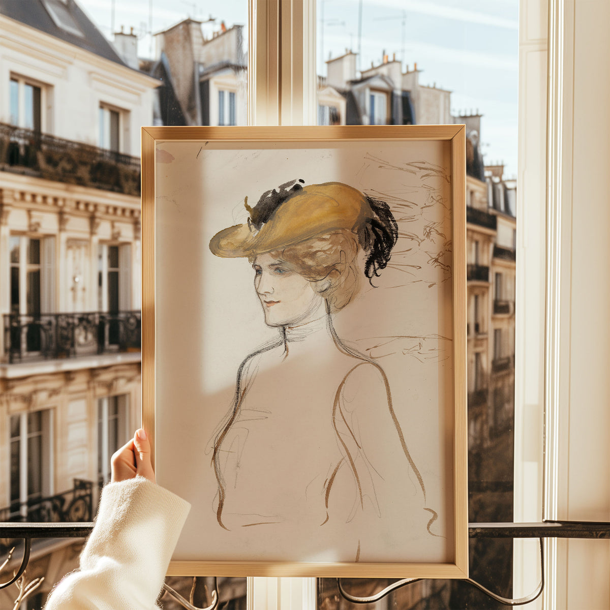 gold hat