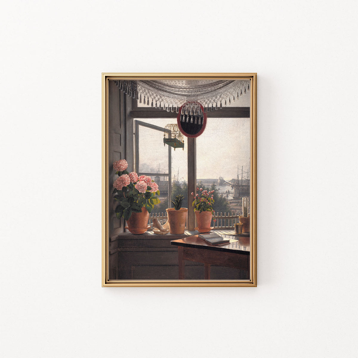 view from the artist window