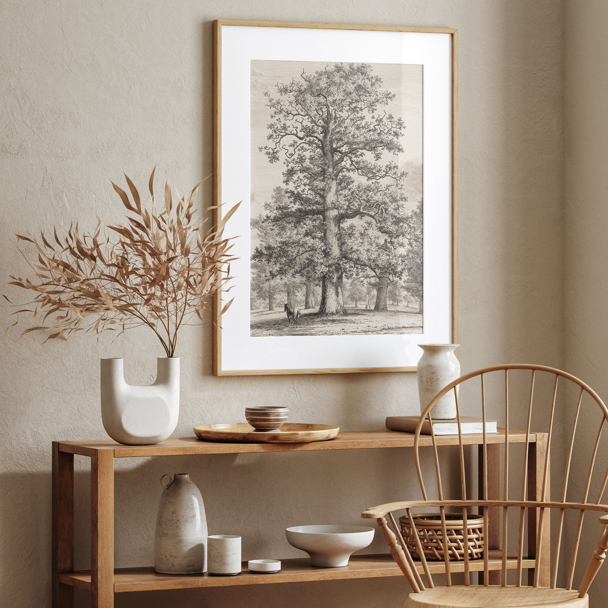 the tall oak at fredville