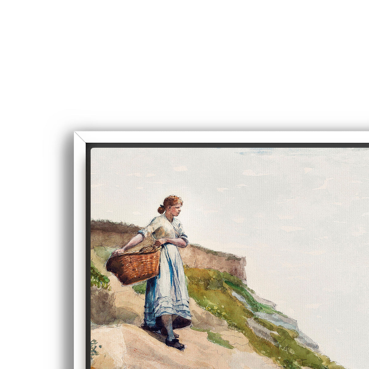 girl carrying basket