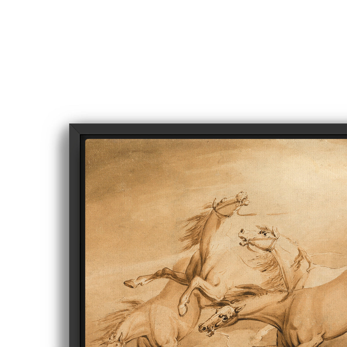 four galloping horses