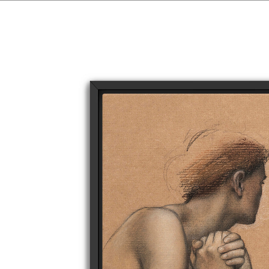 hopeful solitude- antique art print