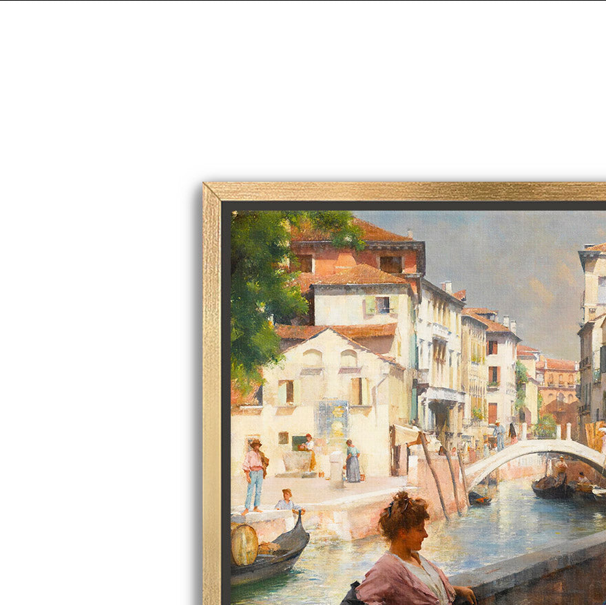 san trovaso- antique art print