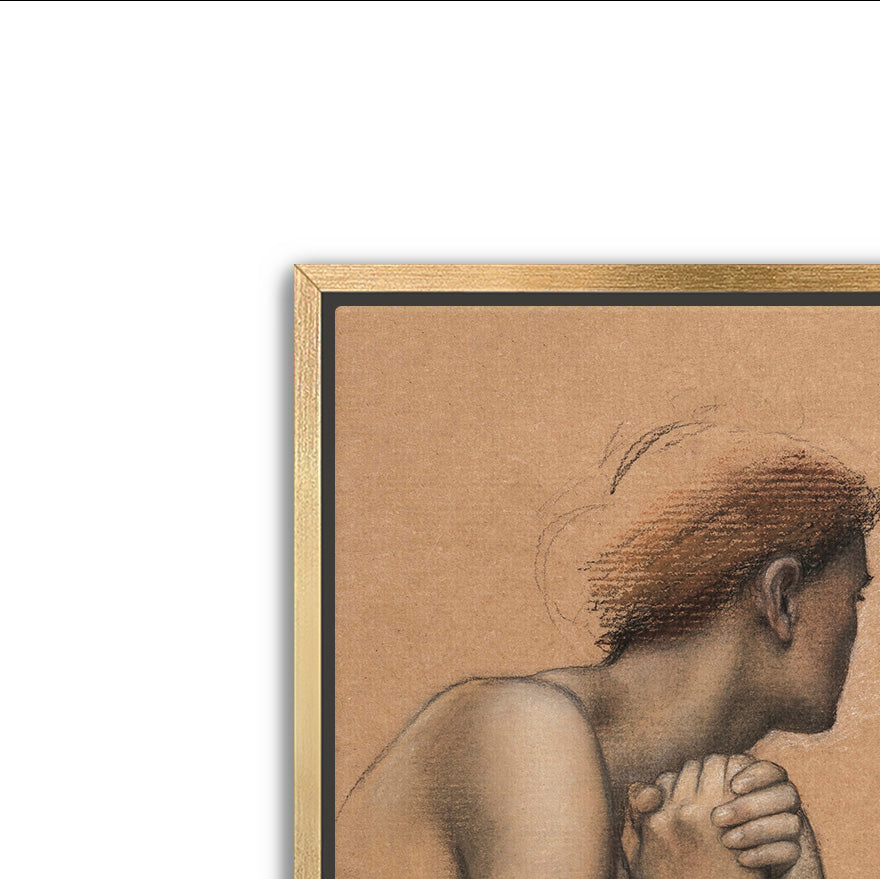 hopeful solitude- antique art print