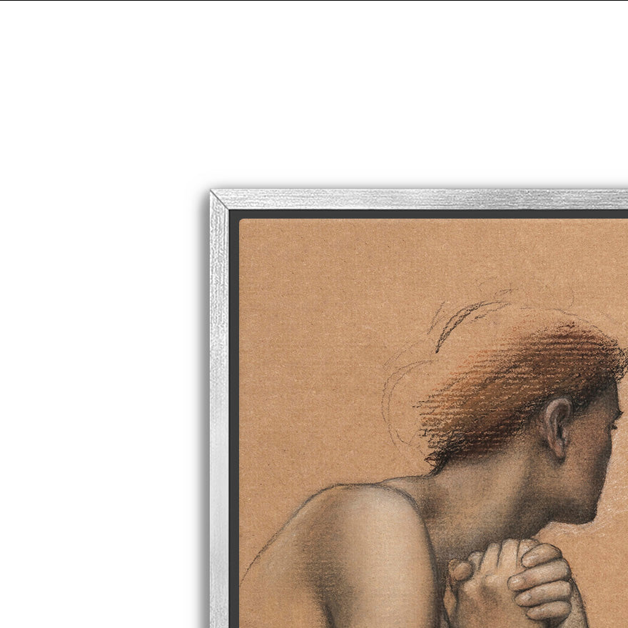 hopeful solitude- antique art print