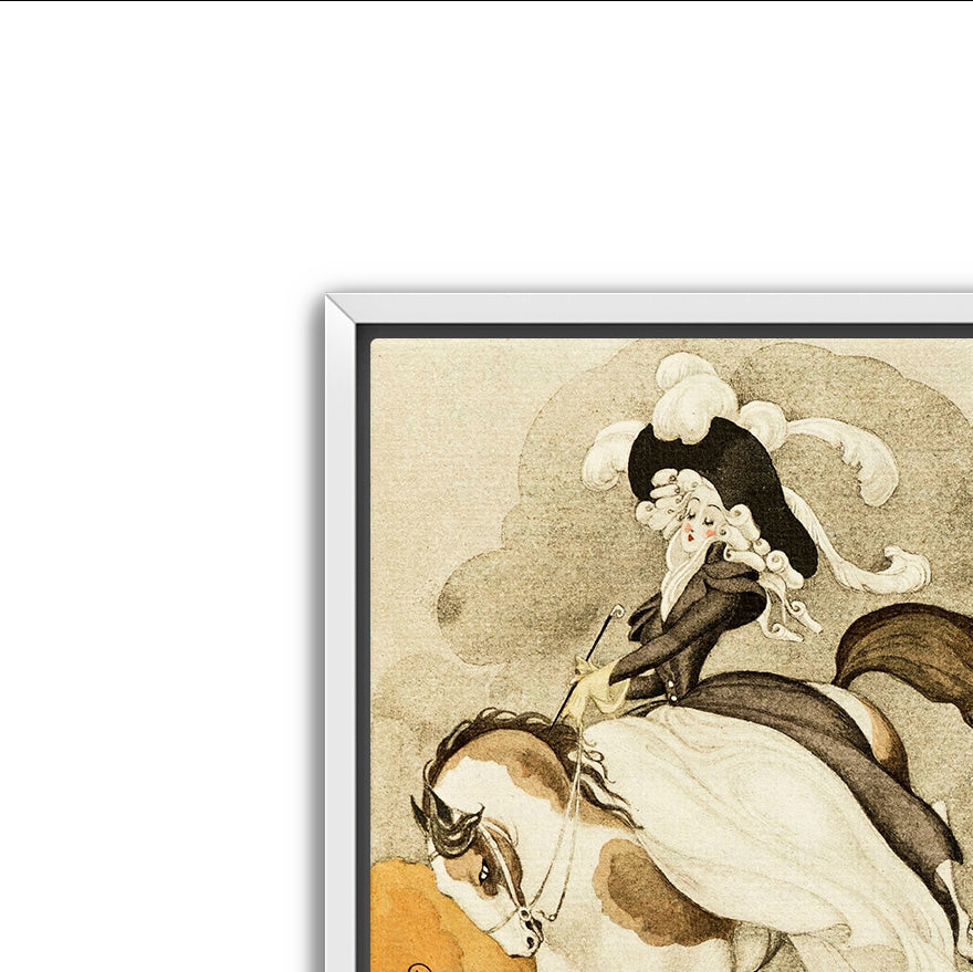 leaping perfection- antique art print
