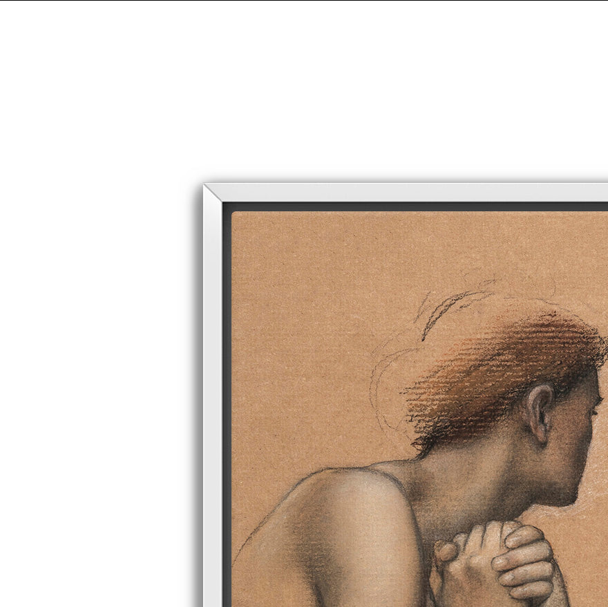 hopeful solitude- antique art print