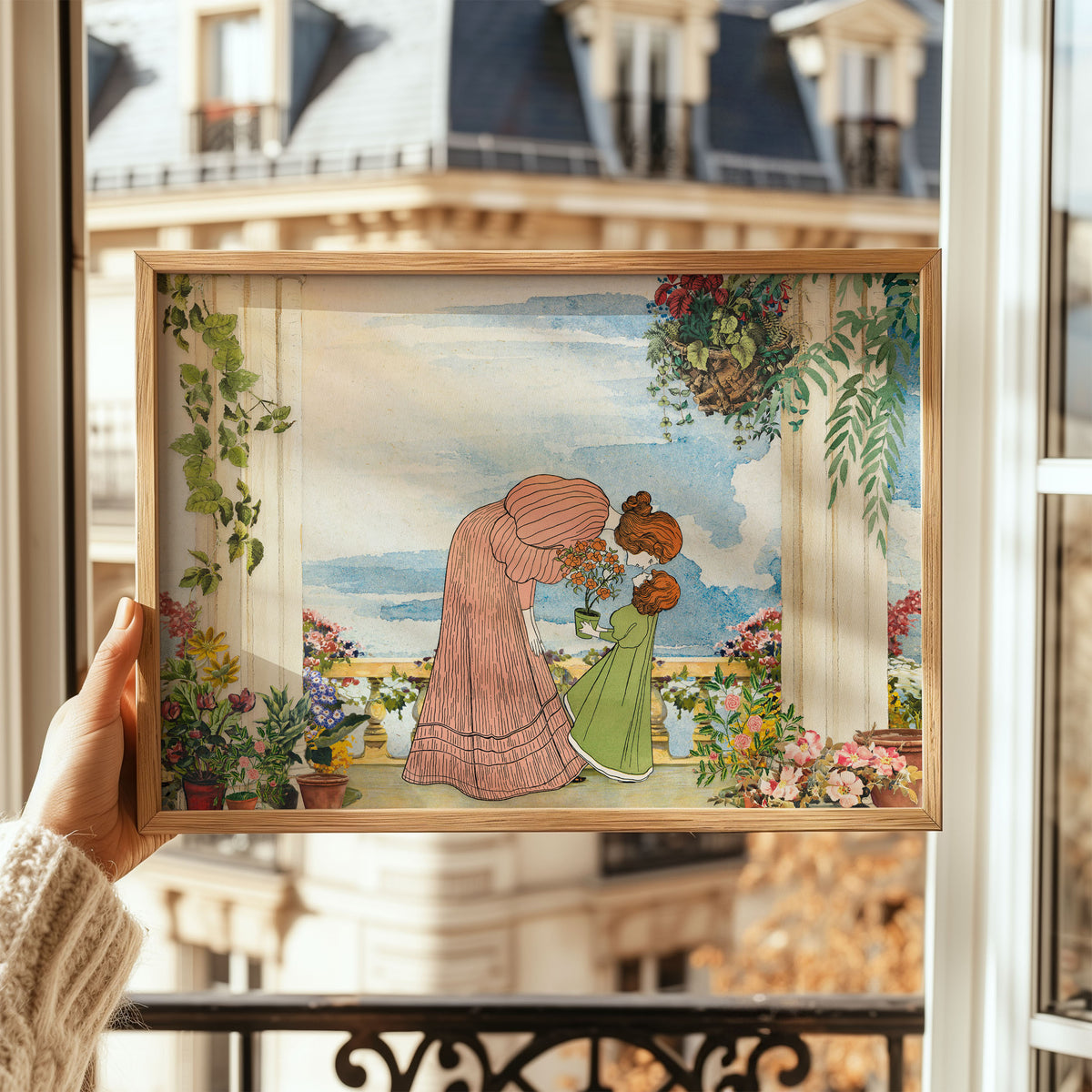 flowers with mommy