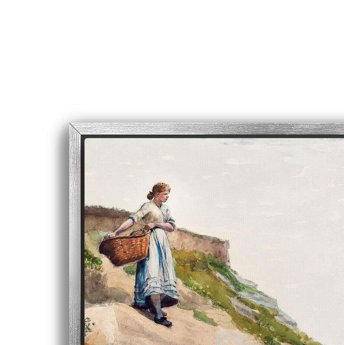 girl carrying basket